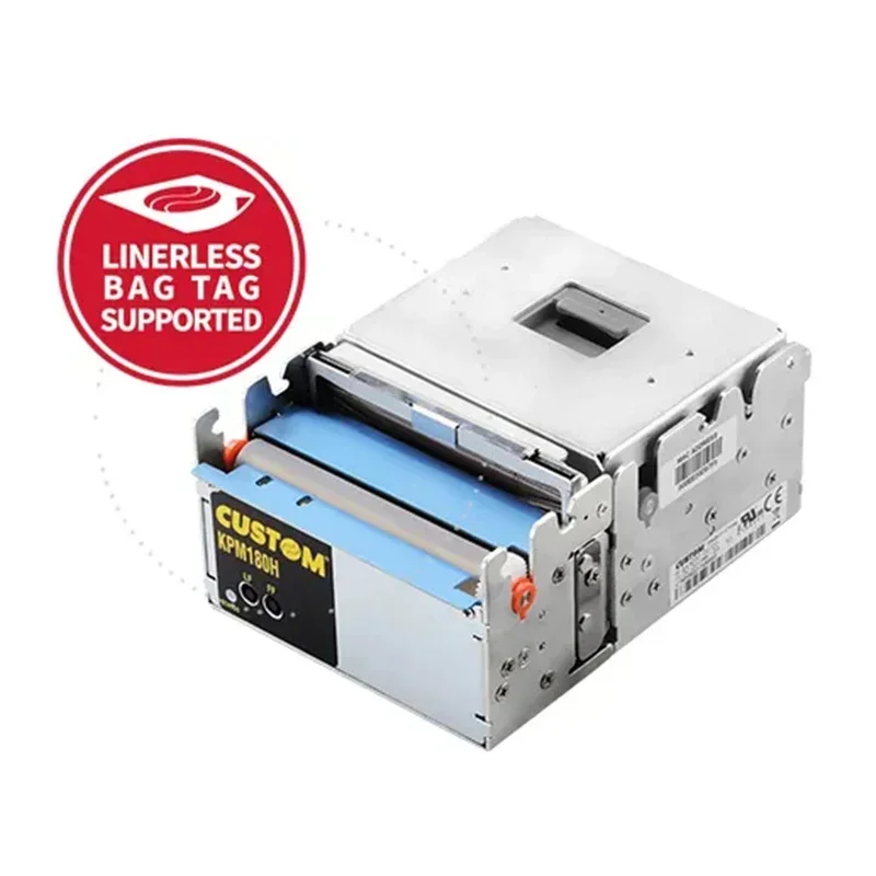 

New In stock80mm Kiosk Printer CUSTOM KPM180H Thermal Tickets Printer KPM180 RFID Printer for Liner-less Labels Heavy Card Fanfo