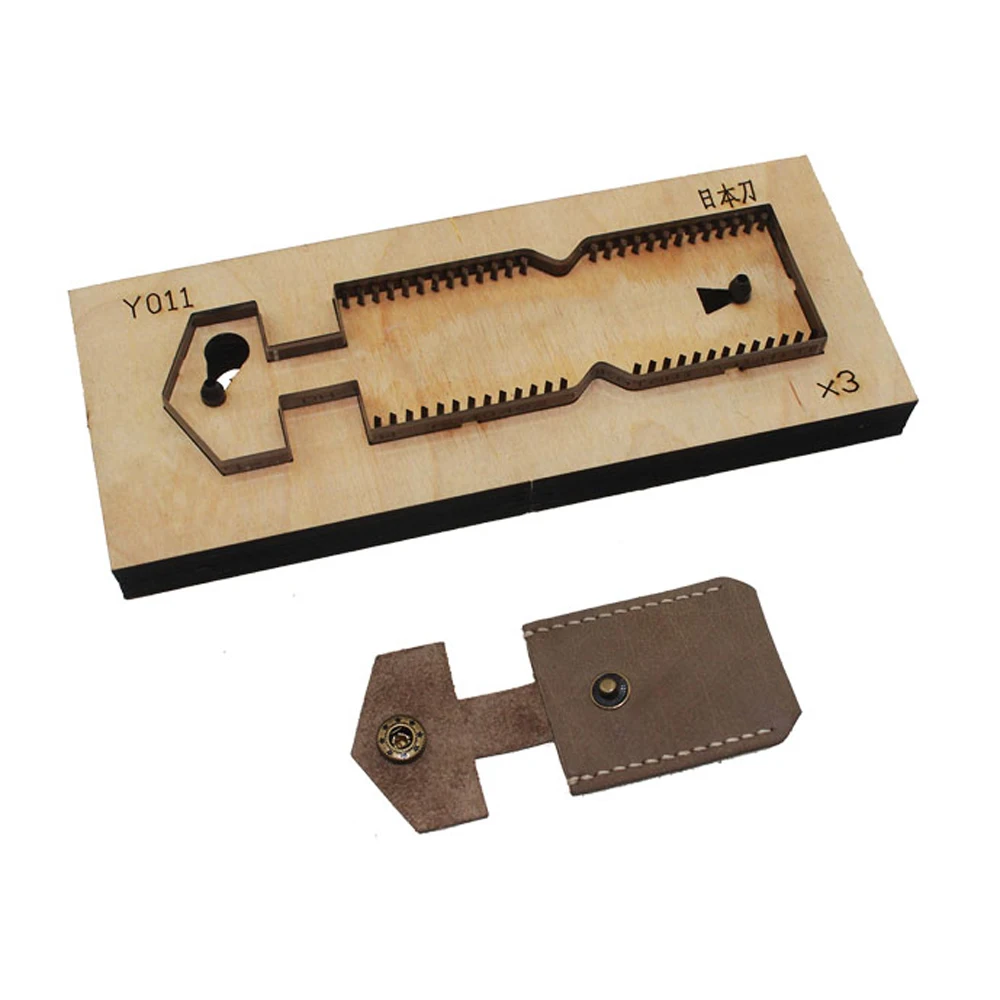 designer leather craft template cutter key ring coin case die cutting knife mould leather hole punches tool set deri el aletleri