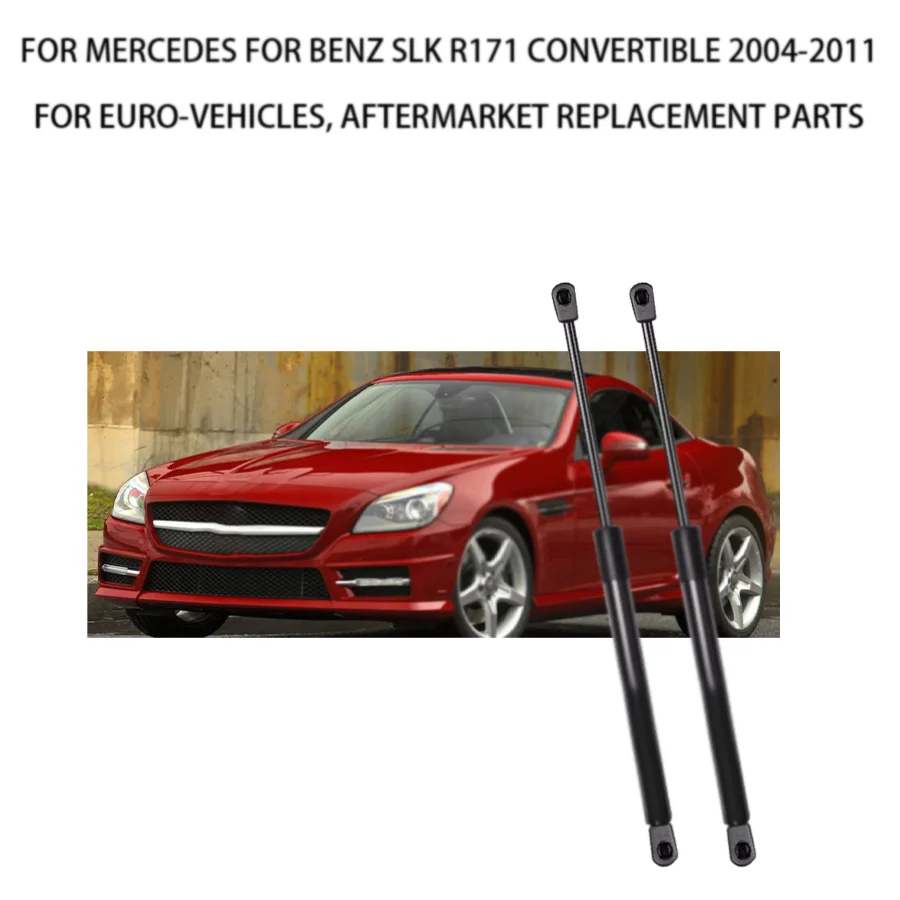 

2pcs For Mercedes for Benz SLK R171 Convertible 2004-2008-2010-2011 Rear Tailgate Gas Struts