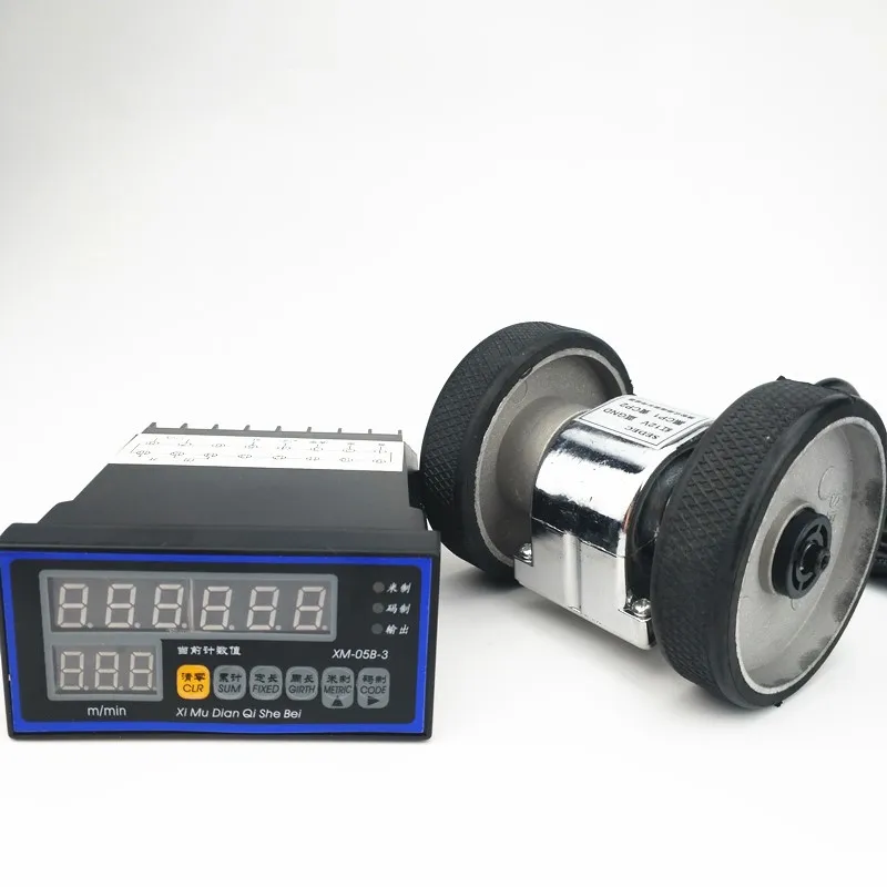 Roller type length meter Computer length controller Speed measuring long meter Cloth inspector Code meter