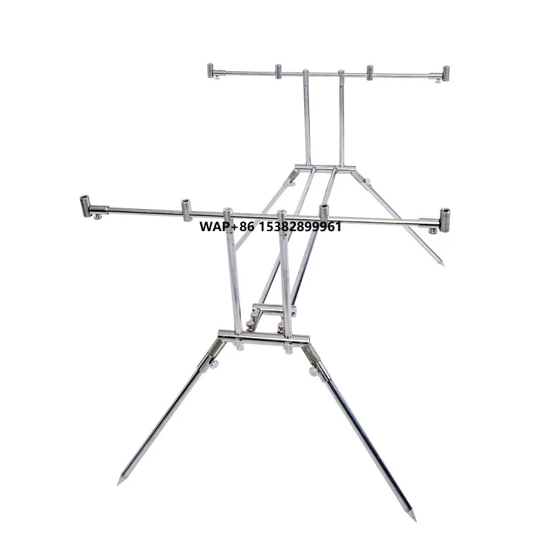 

Portable stainless steel carp fishing rod pod adjustable retractable folding bracket for lake fishing accessories and tackle