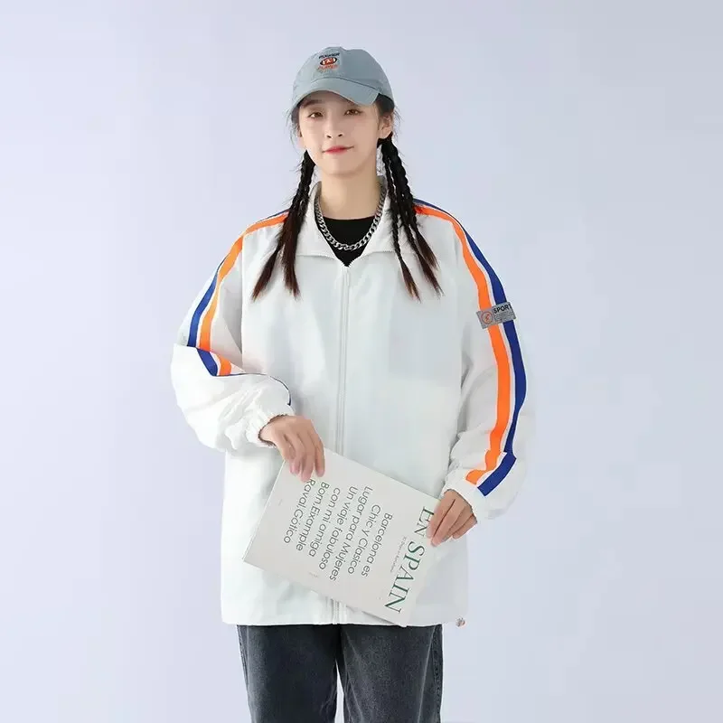 

2025 New Men's Autumn Loose Stand Trench Jackets Sporty Lightweight Coat Man Casual Versatile Matching Outfits Overcoat