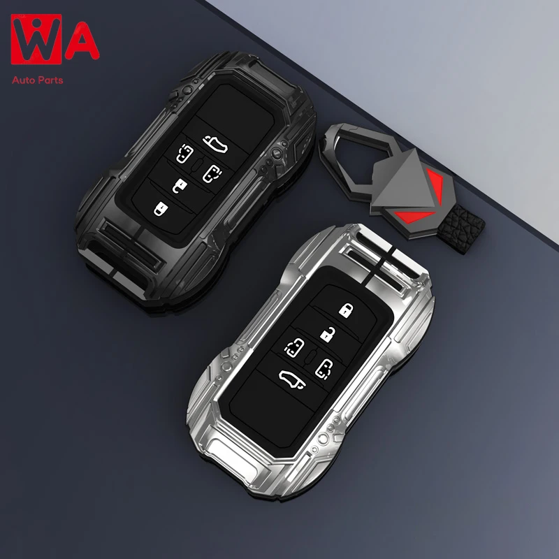 

Alloy Car Remote Key Case Cover For Toyota Corolla Camry RAV4 Altis Prius Land Cruiser Prado Crown Shell Fob Auto Accessories