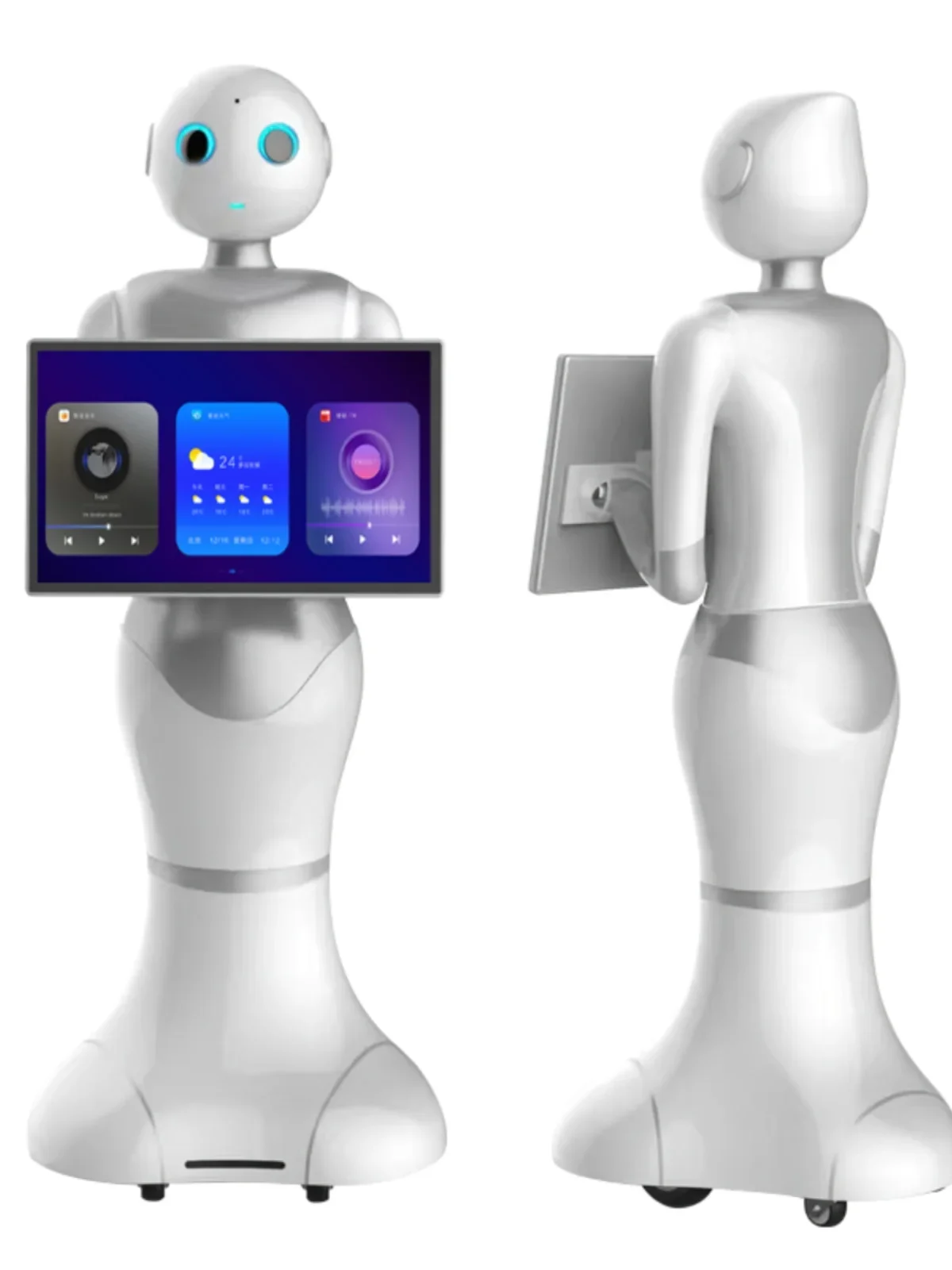 AI artificial bionic intelligent robot exhibition hall equipment hospital voice welcome navigation reception service robot