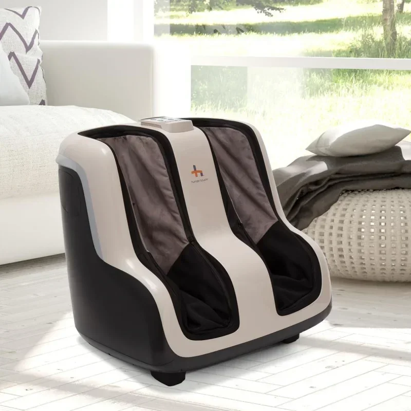 reflex Foot & calf Massager w/heat-plantar fasciitis relief circulation shiatsu deep kneading Vibra