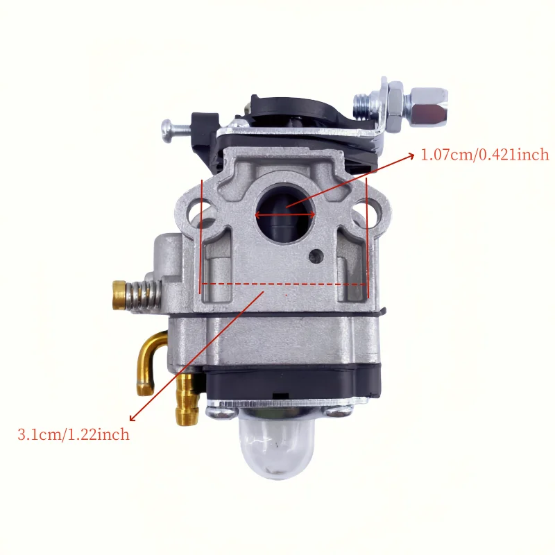 10mm Carburetor For Redmax TU26 1E34F BC250 HB250 BT250  Echo BRD280 PE280 Walbro WYK-353 WYJ-117 WYJ-25 Brush cutter Engine