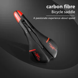 Ultralight full Carbon Bicycle Saddle vtt Racing Seat Wave Road Bike Saddle Leather Cushions Assessorios Para Bicicleta Seat 143