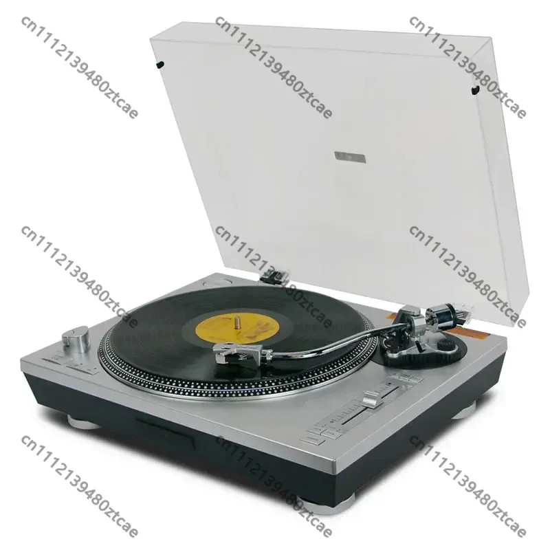 Bluetooth Transmitter USB Recording Vinyl Turntable 33/45RPM Dual Speed Retro Phonograph Desktop Audio Record Player