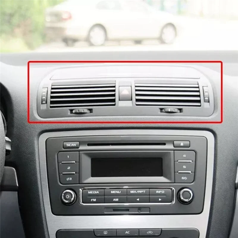 

ABOK-Automobile Dash Center Air Vent Outlet For Skoda OCTAVIA MK2 2004-2013 1ZD820951 1Z0 820 951 D 1Z0820951B Replacement Parts
