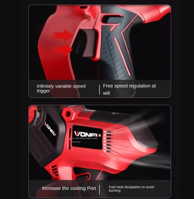 

110V/220V Powerful Mini Electric Saw with Lithium Battery, Perfect for Outdoor and Home Use DD
