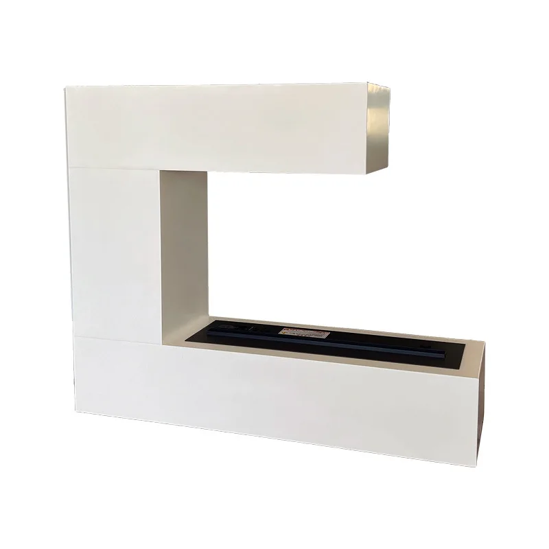fireplace decorative cabinet, post-modern simple atomization humidification aromatherapy device, solid wood texture storage