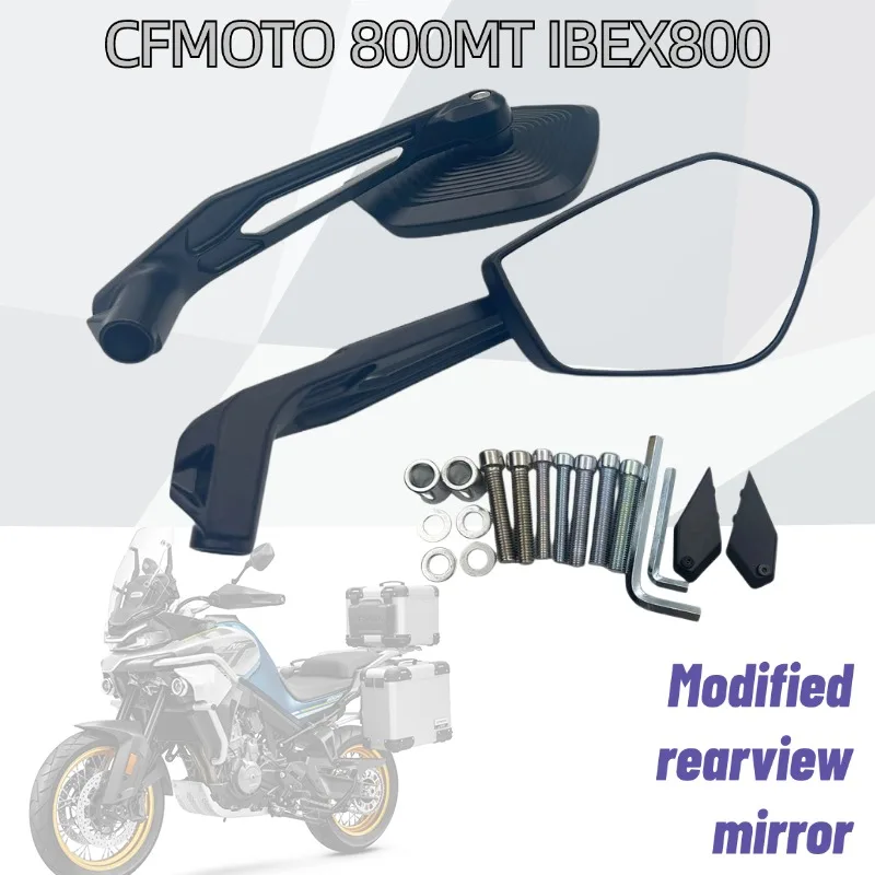 جديد ل CFMOTO 800MT MT 800 IBEX800 800MT تعديل رؤية واسعة زاوية واسعة مرآة الرؤية الخلفية دراجة نارية الملحقات مرآة الرؤية الخلفية