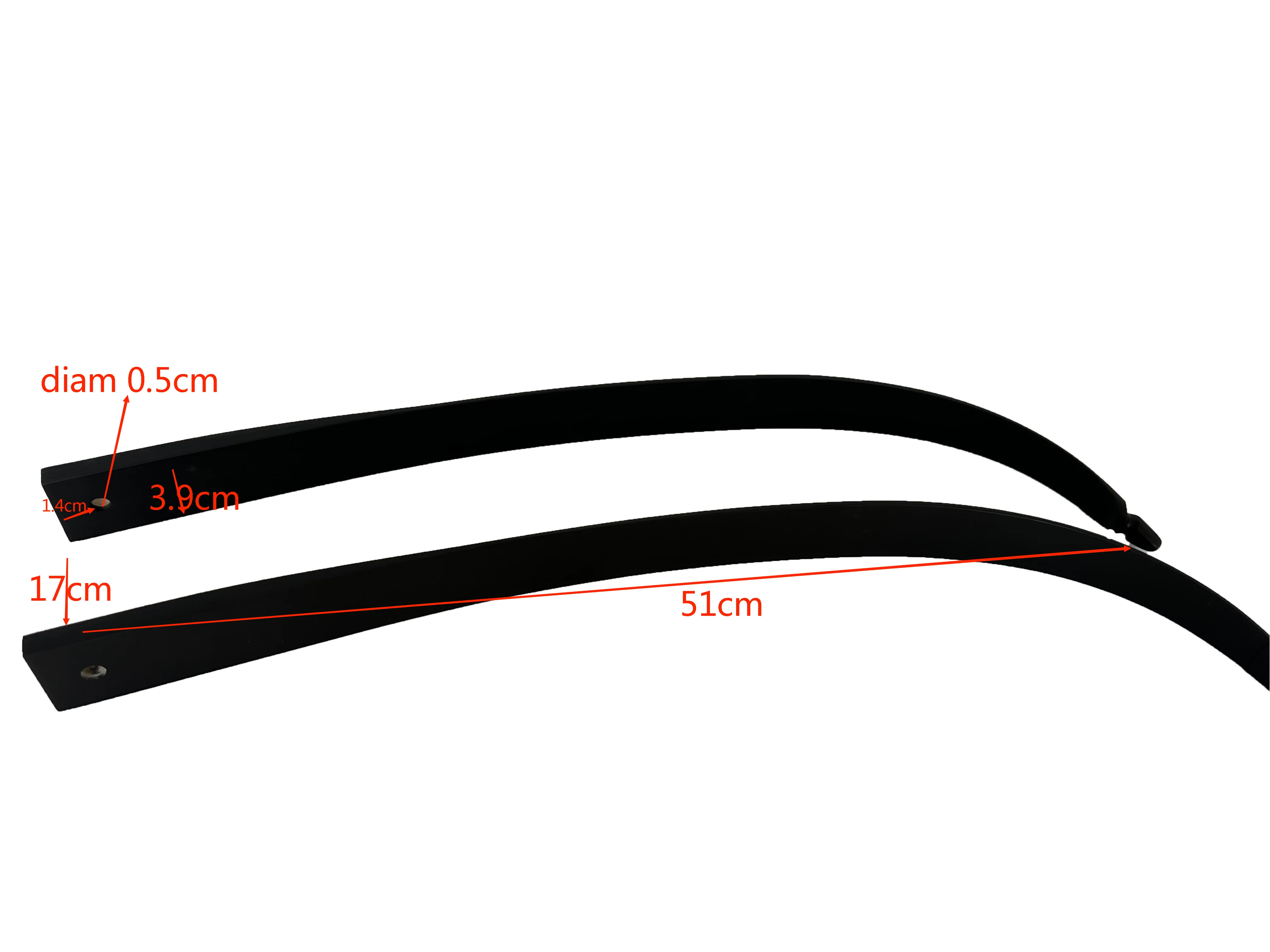 2 Recurve Bow Limbs Carbon Fibre Series   Interface Competitive Bow Archery Shooting Accessories