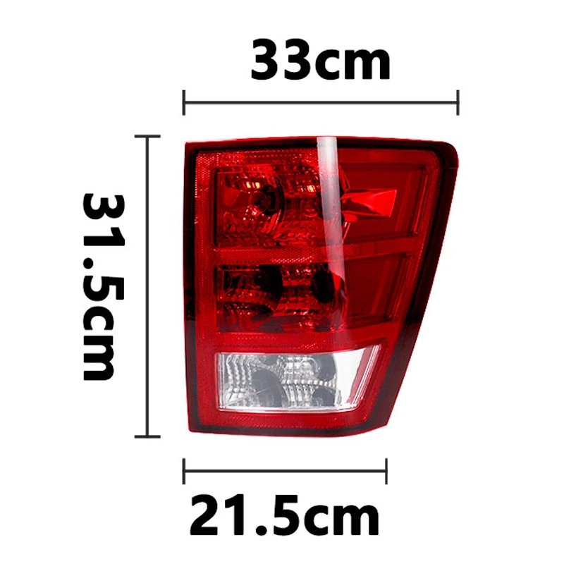 For Jeep Grand Cherokee WH WK 2005-2010 US Version Rear Bumper Tail Light Assembly Tail Lamp Brake Lamp 55156614AG 55156615AG