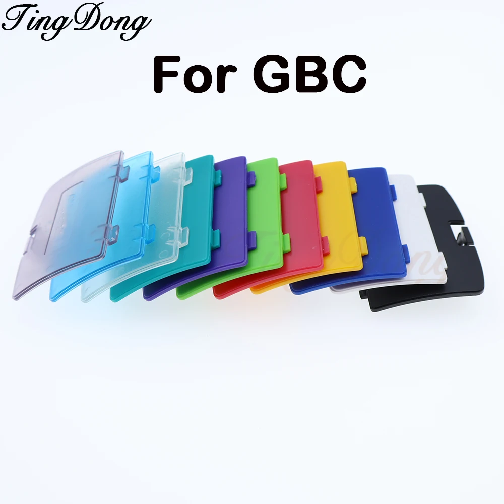 TingDong 1PC 交換用バッテリーカバー蓋ドア GBC バックドアカバーアクセサリー