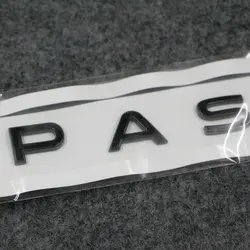 Apply to Passat B8 Tailgate label Trunk letter label ABS plastic black