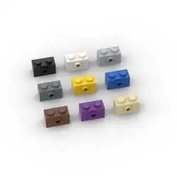 MOC 10PCS Puzzle Particle 86876 Modified 1x2 With Studs On Side Blocks Kit Connector Brick  Idea Toys Kid Gift  Dropshipping