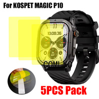 5PCS For KOSPET MAGIC P10 Smart watch Screen Protector Soft Film Ultra Thin Cover HD TPU Scratch Resistant