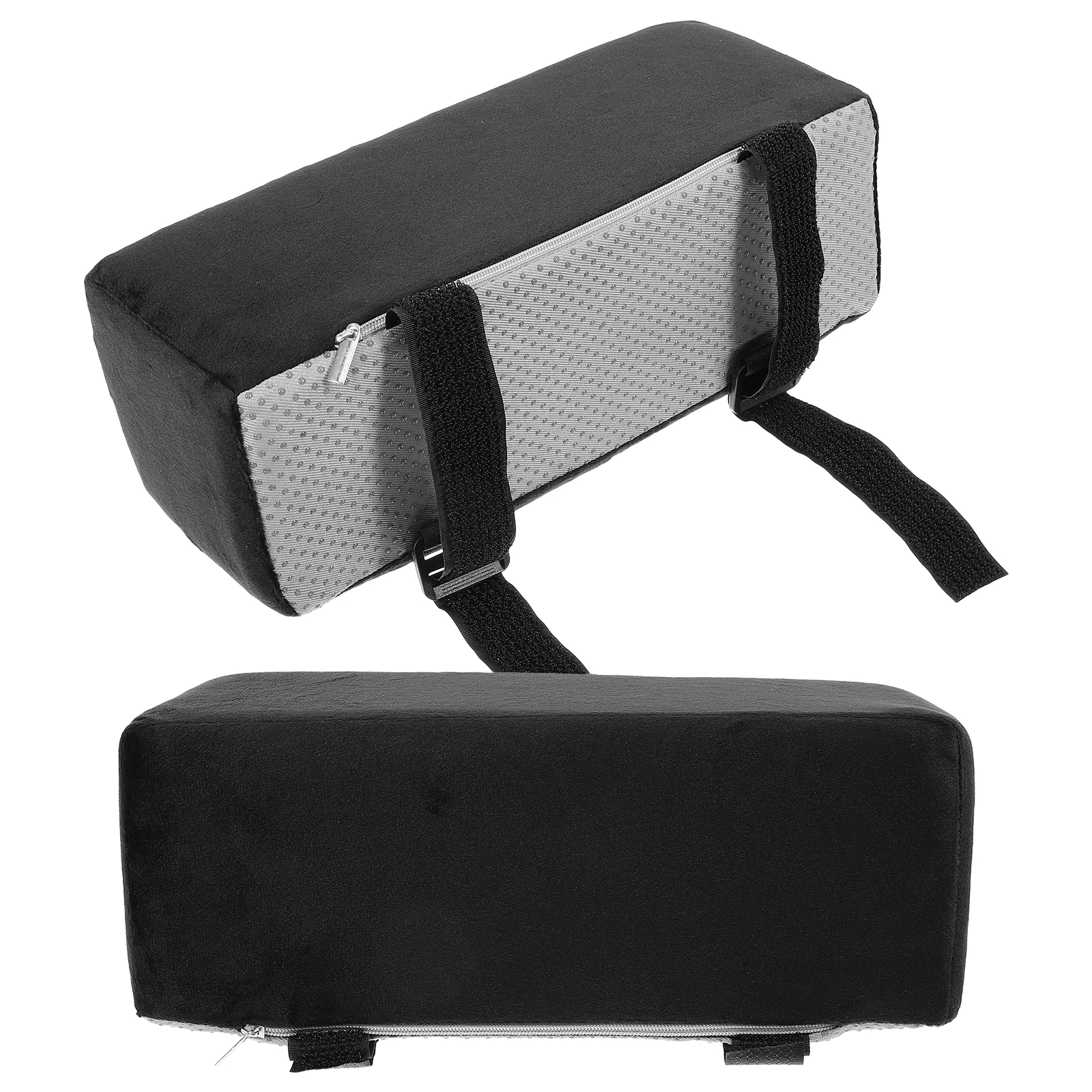 

1 Pair 10cm High Armrest Booster Pads Dense Foam Ergonomic Chair Rests Elbow Support Cushions for Office Gaming Computer Desk