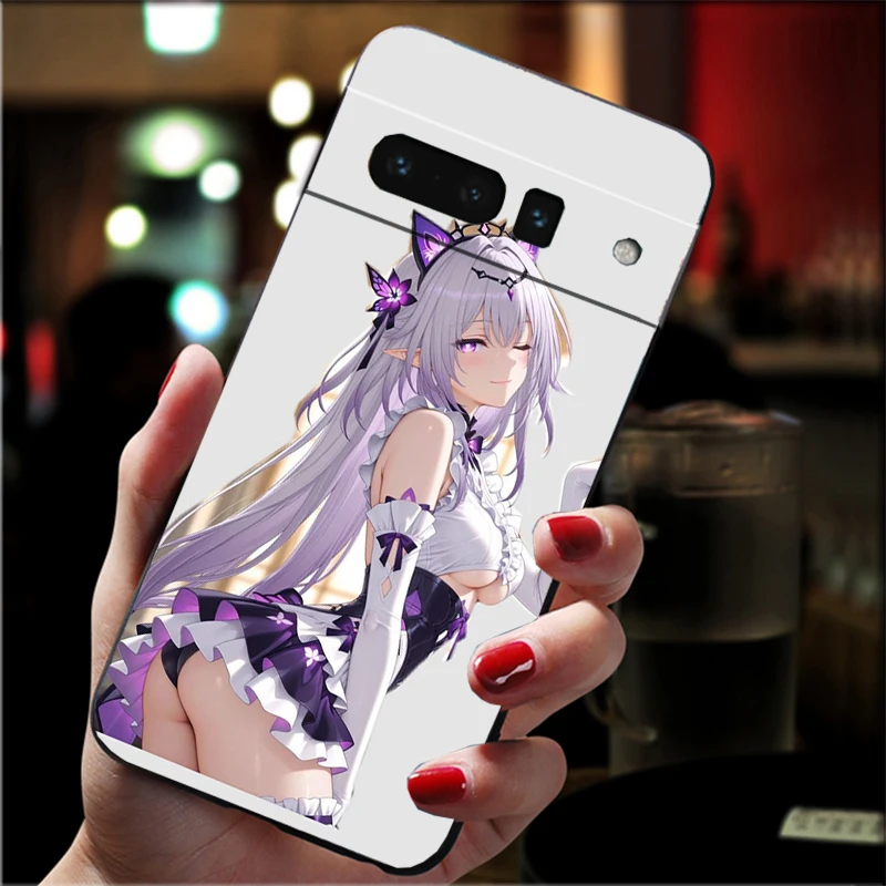 

Phone Case For Google Pixel 10 9 Pro XL 9A 8 7 6 Pro Pixel 8A 7A 6A Pixel 8 7 6 5 Anime kawaii girl