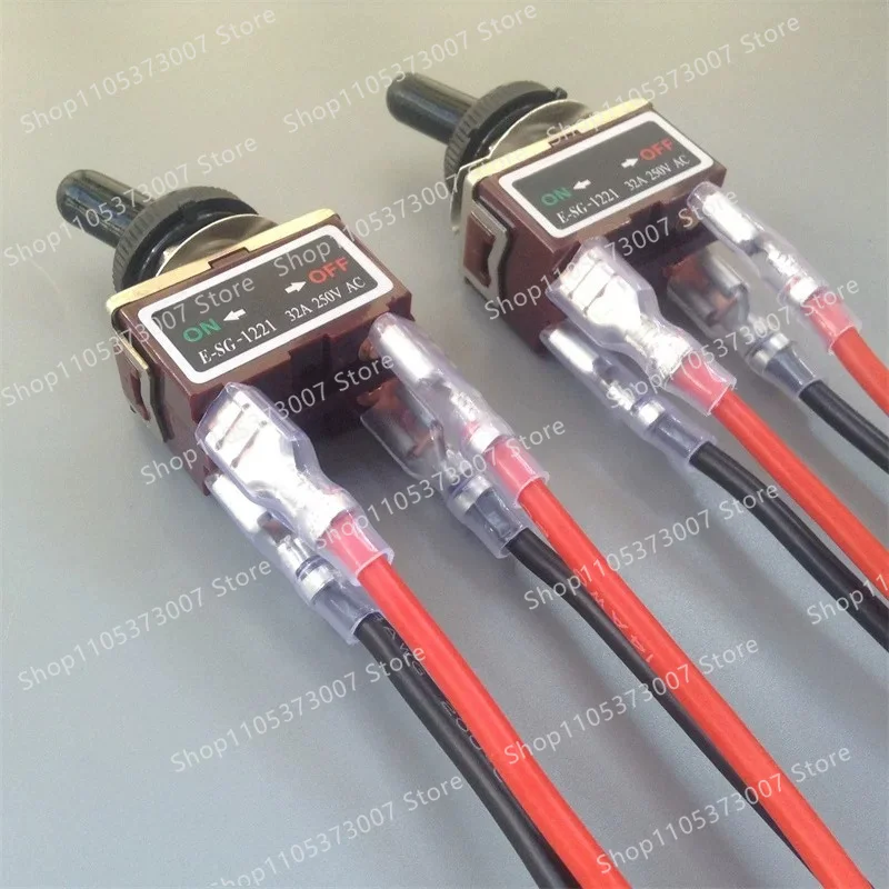 32A current, waterproof switch XT60 T plug, remote control boat, silver touchpoint high current, rocker arm, toggle switch