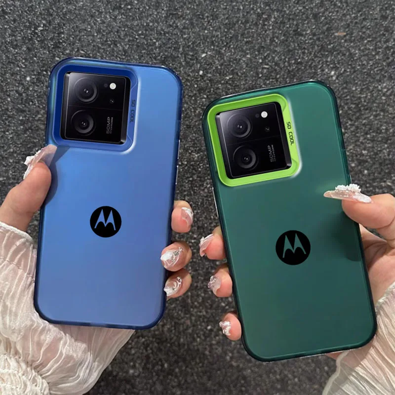 Luxur Laser Phone Case For Motorola Moto E32 E22 E22i E13 E20 E30 E40 E14 E7 Plus Cases Hard Anti-drop Matte Cover