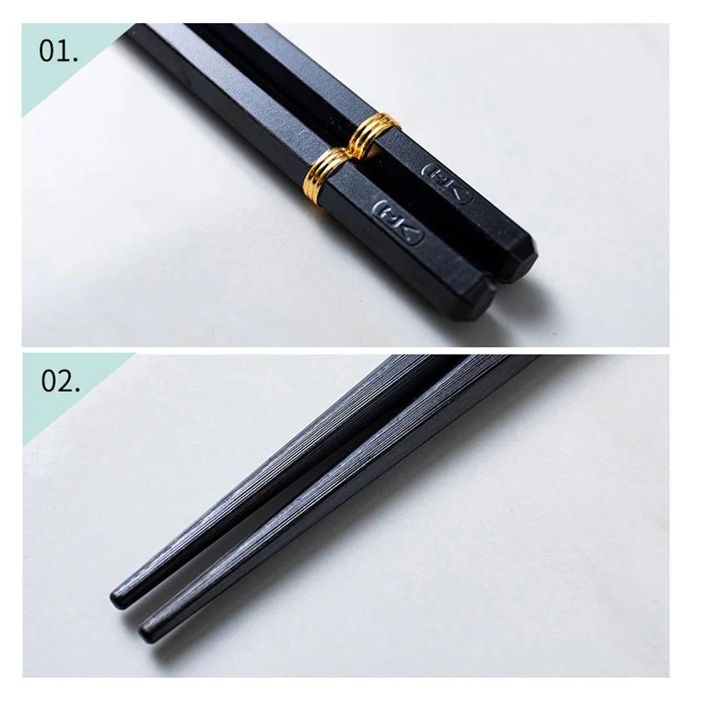 

5Pairs Pointed Head Chopsticks Sturdy Odorless Anti-Scalding Food Serving Tableware for Home Restaurant Japanese Chinese Sushi