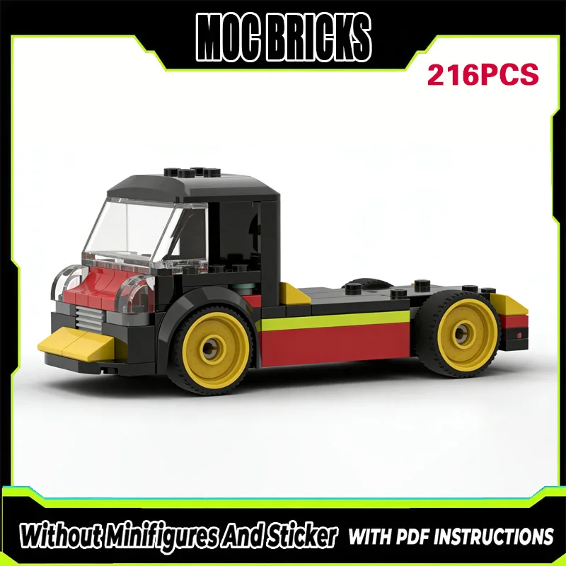 

City Car Model MOC Building Bricks Classic Transport Truck Modular Technology Gifts Holiday Assemble Children Toys Suit