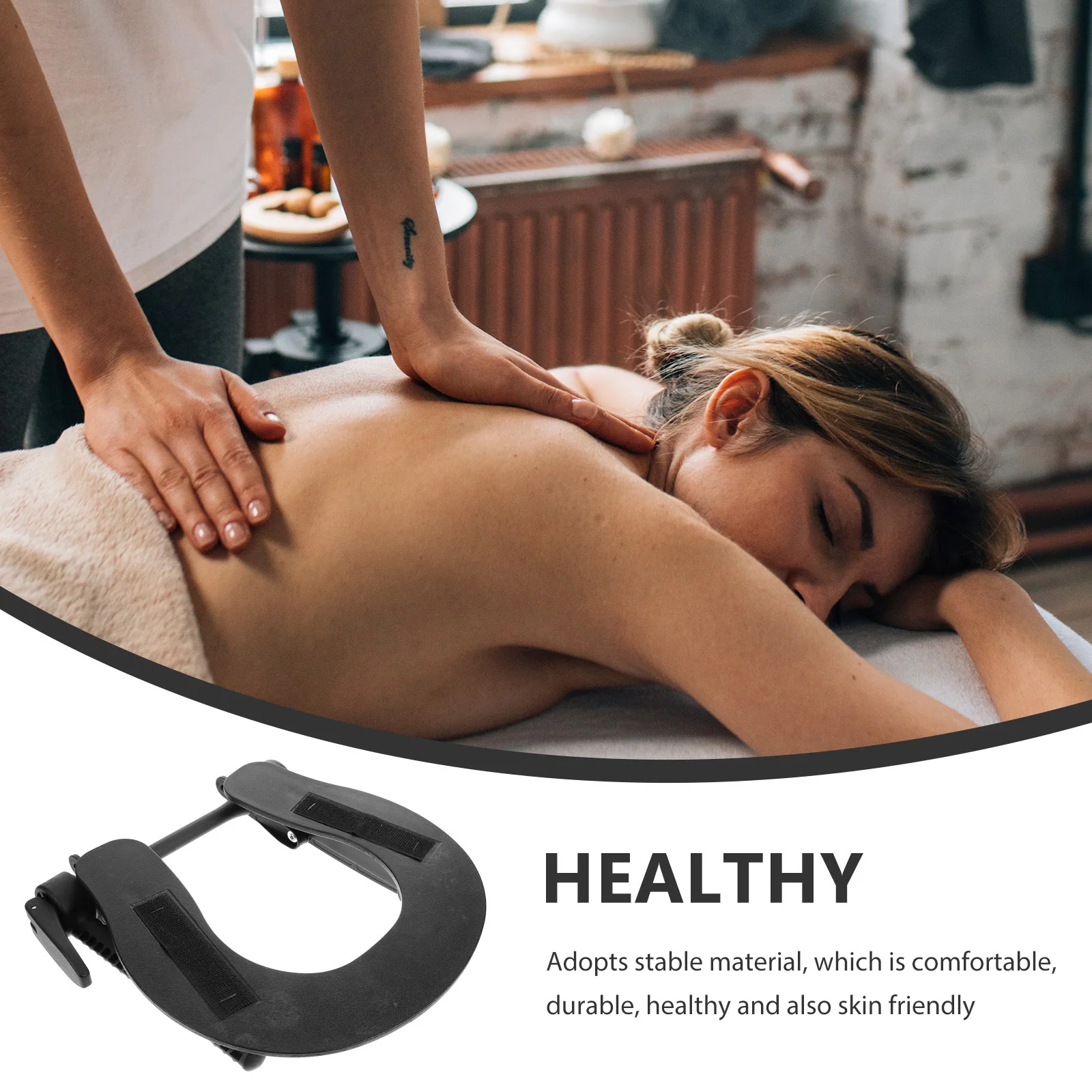 

Facial Support Cradle For Massage Rest Pad Ergonomic Durable Spa Table Accessory Portable Headrest Support