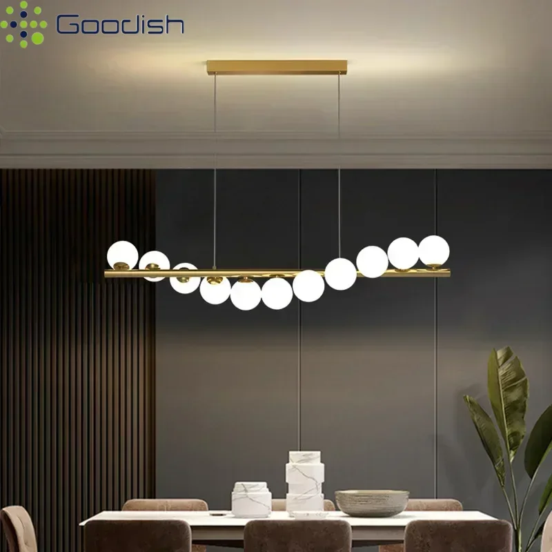 Stylish Fashion CreativeLustre Glass Stone Bubbles LED Pendant Lights Art Indoor Lamp for Living Room Home Decoration Chandelier