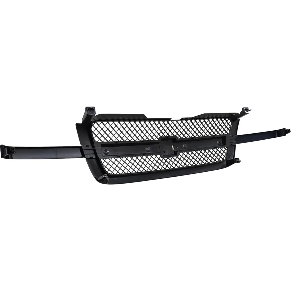 Front Grille Assembly For Chevrolet Silverado 1500 2003-2006, Silverado 1500 Classic 2007, SS Model, without Dale Ear
