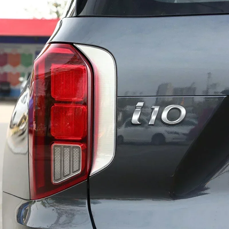 ثلاثية الأبعاد سيارة معدنية رسالة الخلفي الجذع الشارات شعار شارة الحاجز الجانب ملصق مائي التصميم اكسسوارات لشركة هيونداي I10 I20 I30 I40 #5