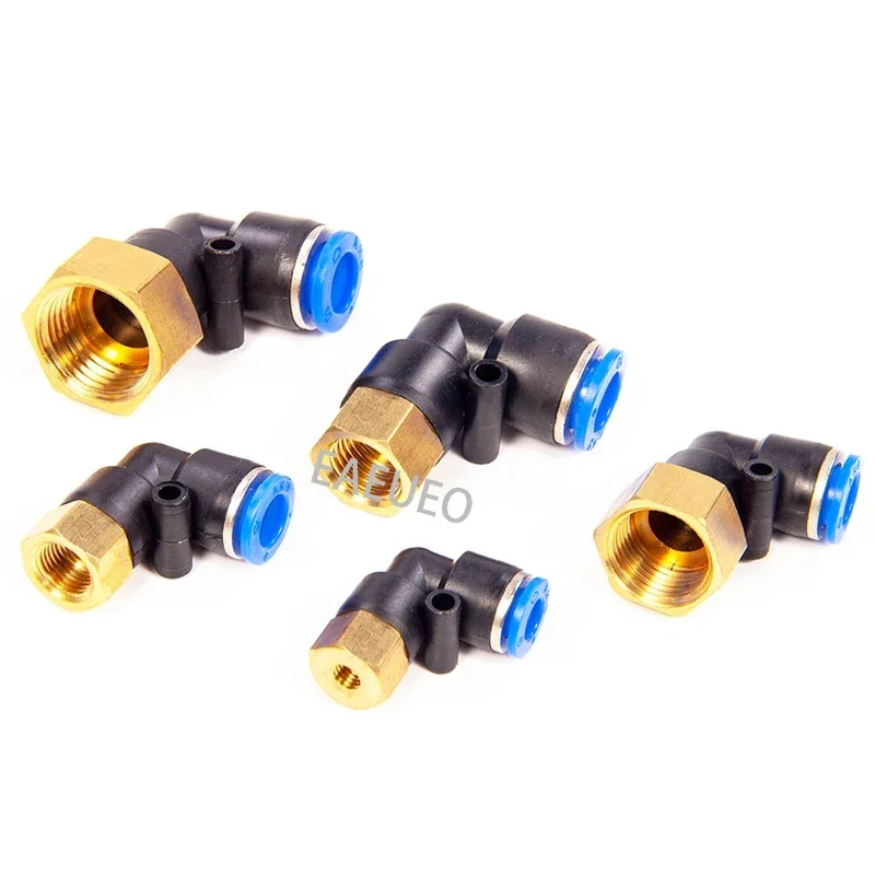 Pneumatic Air Connector Fitting PC/PCF/PL/PLF 4mm 6mm 8mm Thread 1/8\