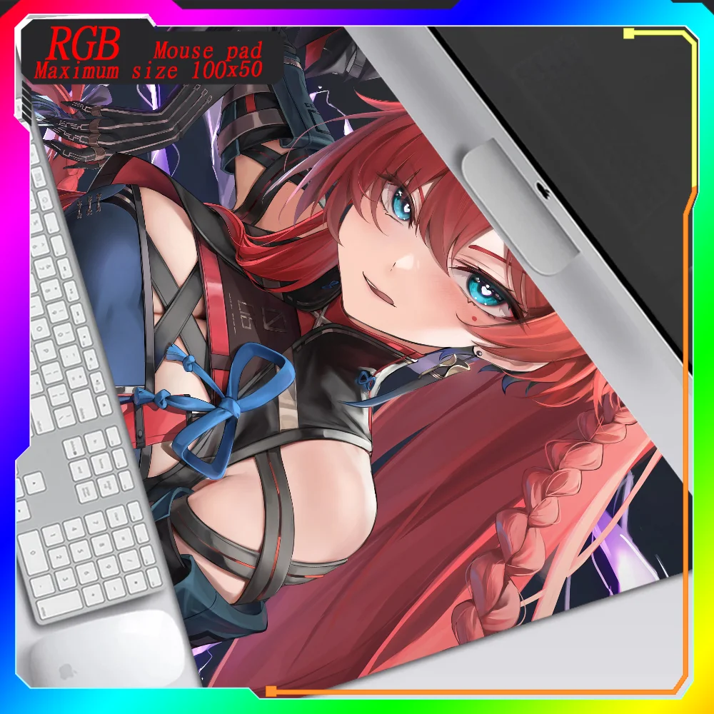 

HD printing wuthering Waves Yinlin Computer Mouse Pad Gamer Desk Office Accessories Pc Cabinet Mousepad Keyboard Large Mause Pad