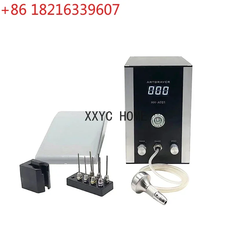 NEW NO Need air compressor HH-AT01 HH AT02 ARTGRAVER 100~240V Pneumatic Engraving Tools Jewelry Graver machine