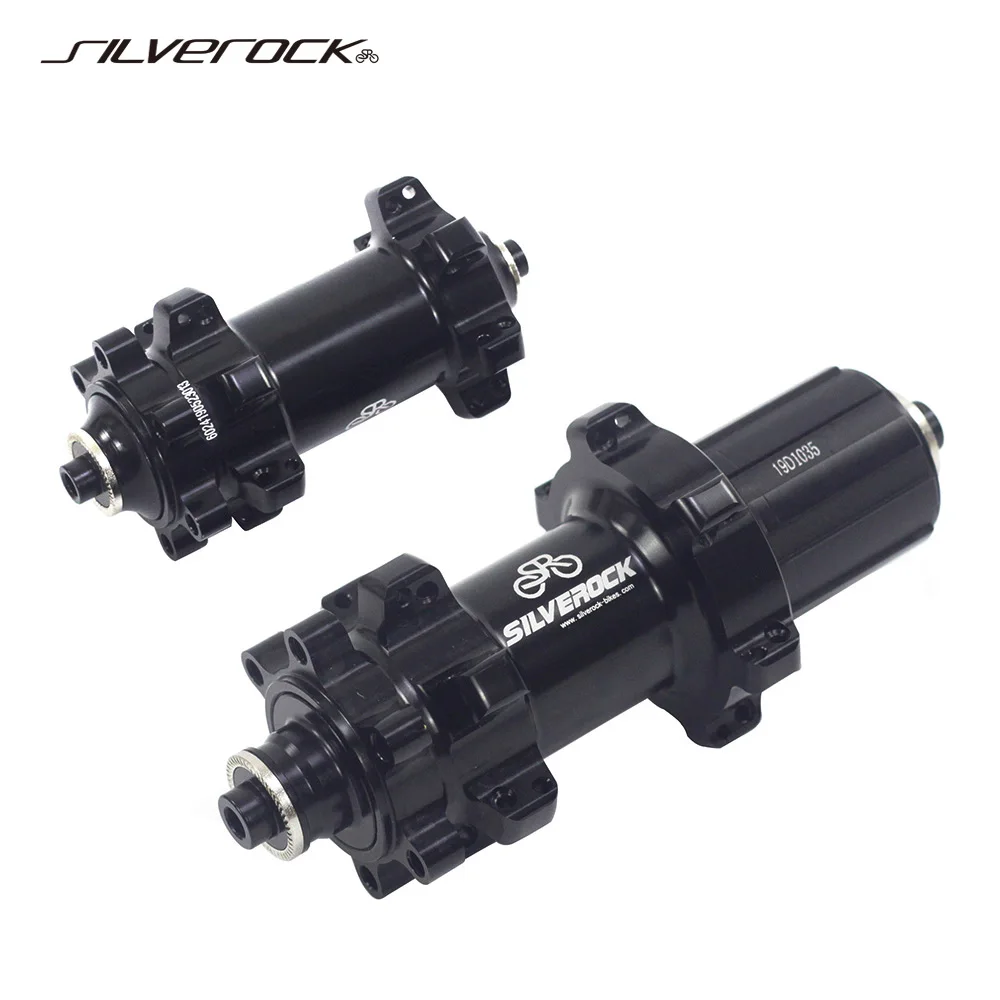 

SILVEROCK MTB Bike Hub QR 100 135 24H Sealed 4 Bearing Thru Axle M15 x 100mm M12 x 142mm Disc Brake Folding Bike Hubs