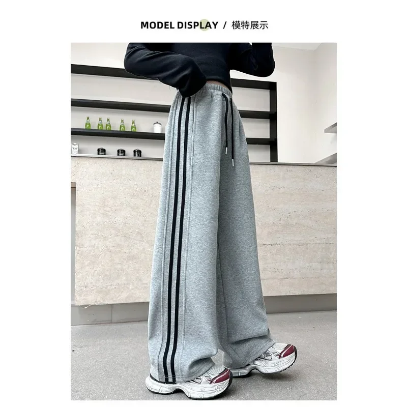 RAISE YOUNG 4-14 Jahre Mädchen-Sweathose mit Seitenstreifen, Junior-Sporthose mit Elastischem Bund, Schulmädchen-Gerade Hose mit Hundemotiv – Detail 3