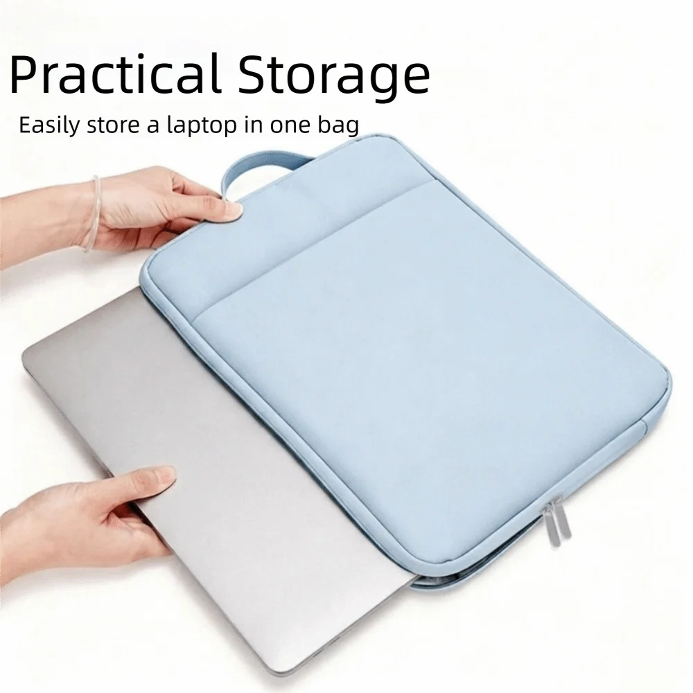 Fashion PU Tablet Bag Sleeve Shockproof Waterproof Tablet Cases 11-15.6 Inch Protective Cover Laptop Inner Bag Tablet Storage
