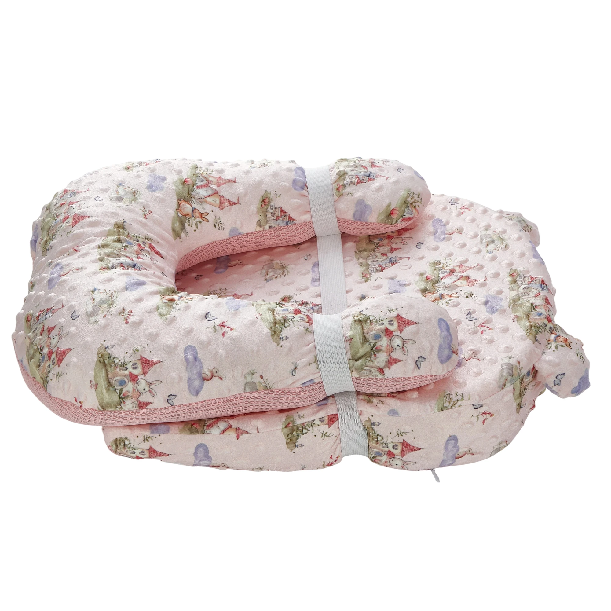 

Очаровательная подушка для поддержки младенцев с принтом слона для кормления и игр — мягкая и удобная танкетка для детского шезлонга