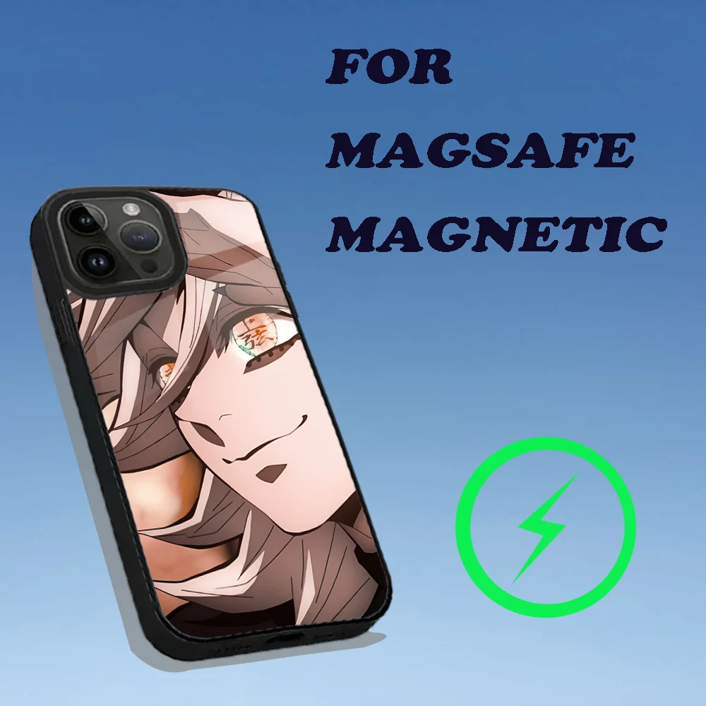 حافظة هاتف Douma D-DemonS S-Slayer لهاتف iPhone 15,14,13,12,11,Plus,Pro,Max Mini Magsafe شحن لاسلكي مغناطيسي