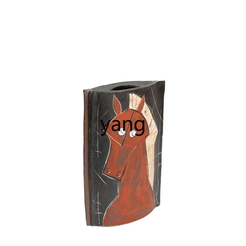 

Ваза ручная роспись/глина ручной работы, бесшумное украшение для гостиной