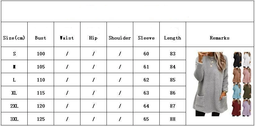 Pulover lengan panjang wanita, atasan longgar ukuran besar kasual polos kaos saku sambungan 2023 musim gugur dan musim dingin