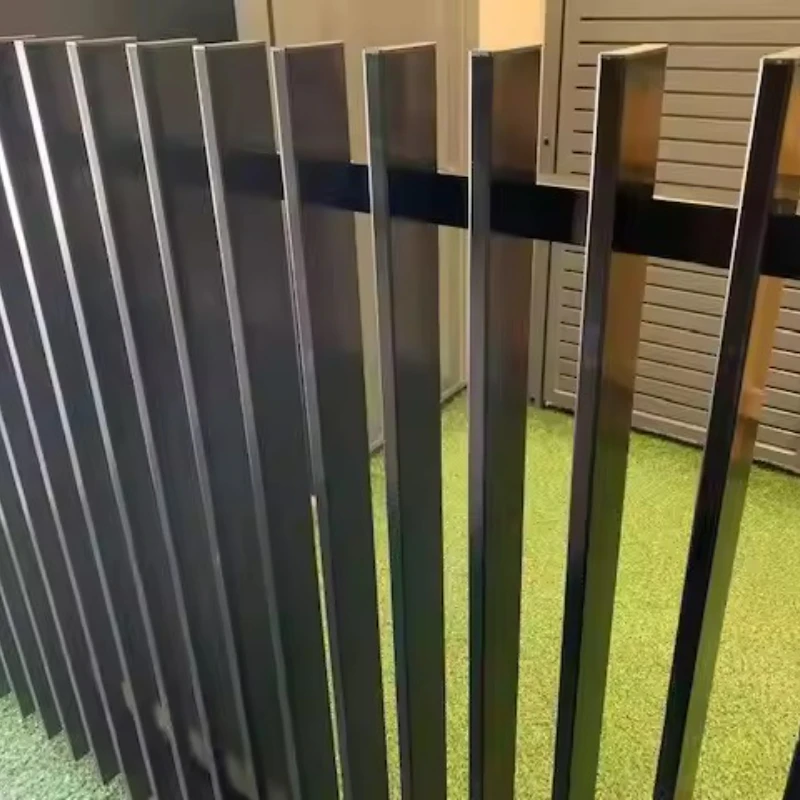 Vertical Security Blade Fence Panel Garden Fencing Outdoor Aluminum 3d Fence Anti Climb Aluminum