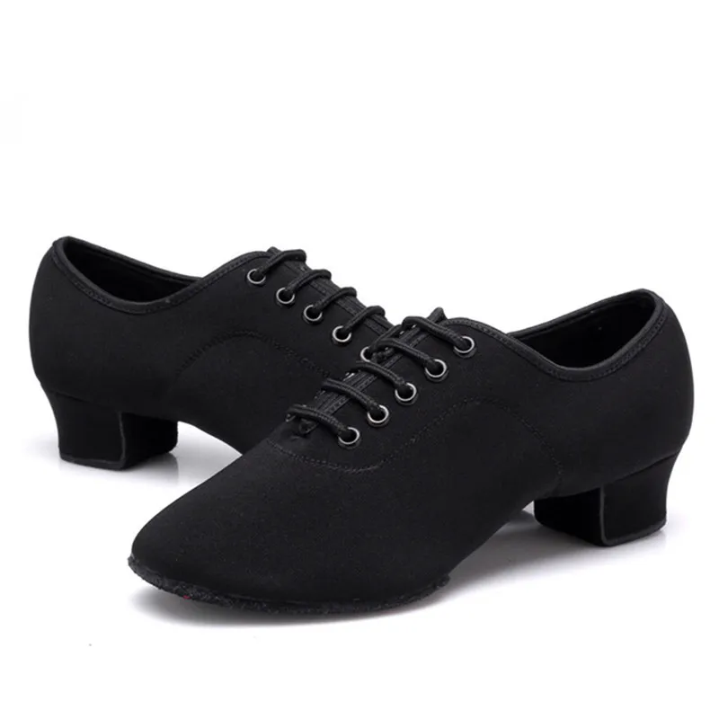 

EU26-40 Low Heel Ballroom Napped Split sole Practice Women's Oxford upper Modern Kids Teacher Standard Dance Shoes