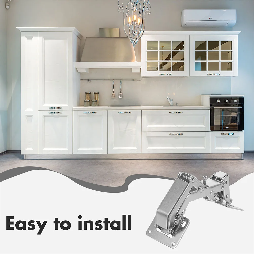 

2pcs Heavy Duty Hidden Hinge For Door 170-Degree Adjustable Concealed Hinge System Modern Invisible Hinges For