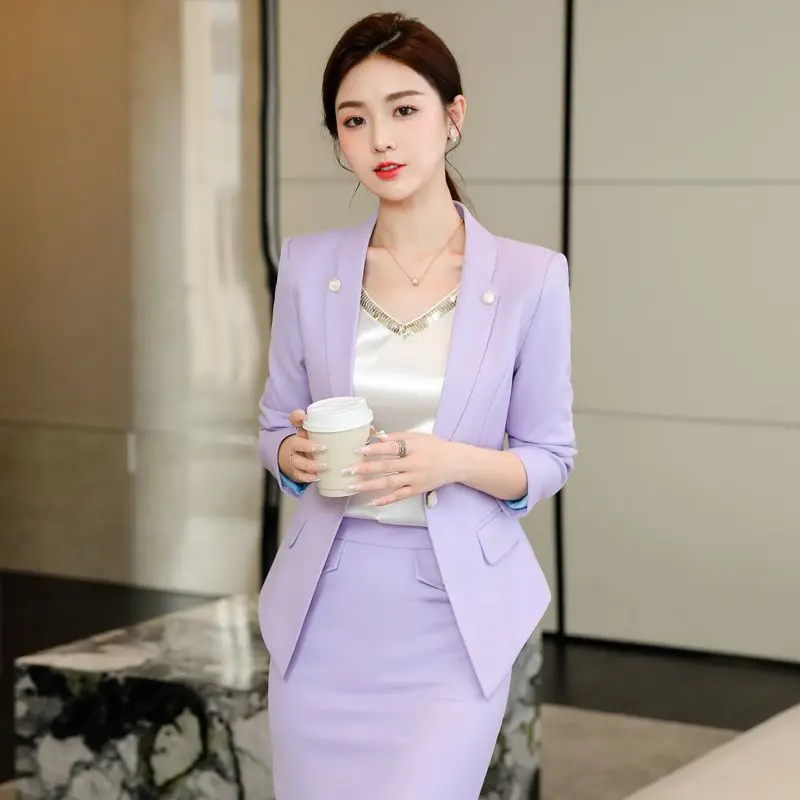 2-G15  Autumn and winter fashion small suit jacket for women, unique design, high-eessional work clothes, formal suits