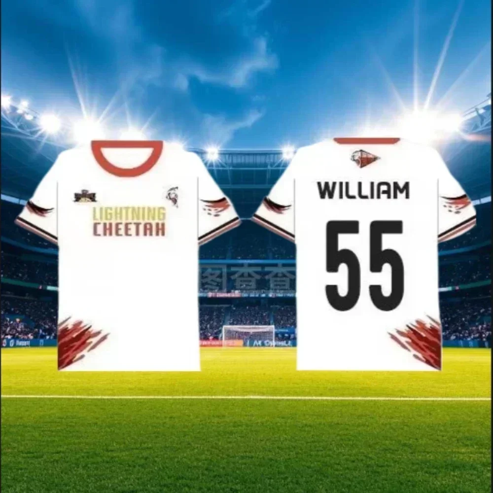 

2025 Summer Round Neck Casual Comfortable Sports Men's and Women's Jersey 3D Bettys Shirt Short Sleeve T-irt olympique lyonnais