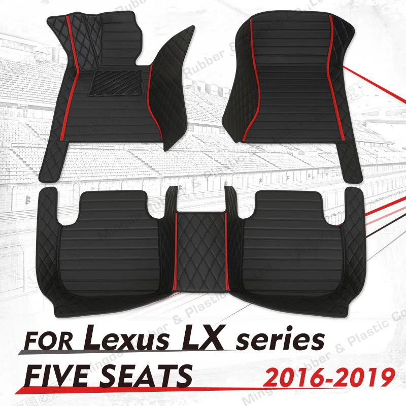 

CustomCar floor mats for LEXUS LX series 570 Five seats 2016 2017 2018 2019 Custom auto foot Pads automobile carpet cover