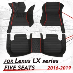 CustomCar floor mats for LEXUS LX series 570 Five seats 2016 2017 2018 2019 Custom auto foot Pads automobile carpet cover