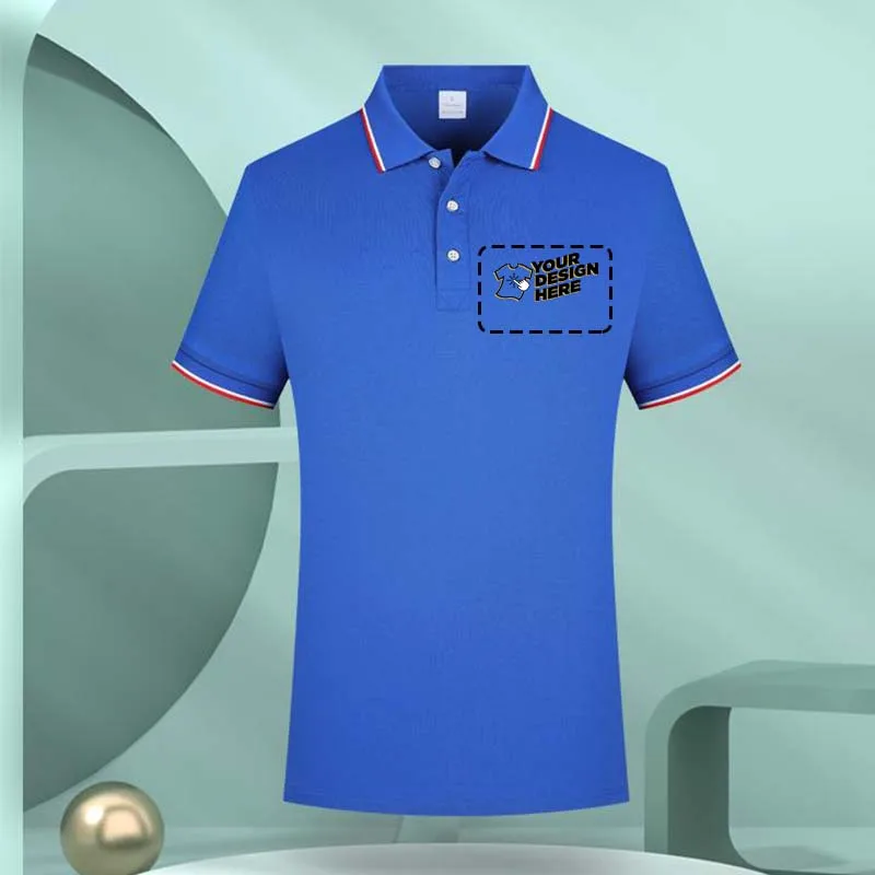 Custom Logo Polo Shirt (EUR Sizes S-2XL) | Free Printing 1-Piece Minimum | 100% Polyester | Unisex Men & Women SS-FX699